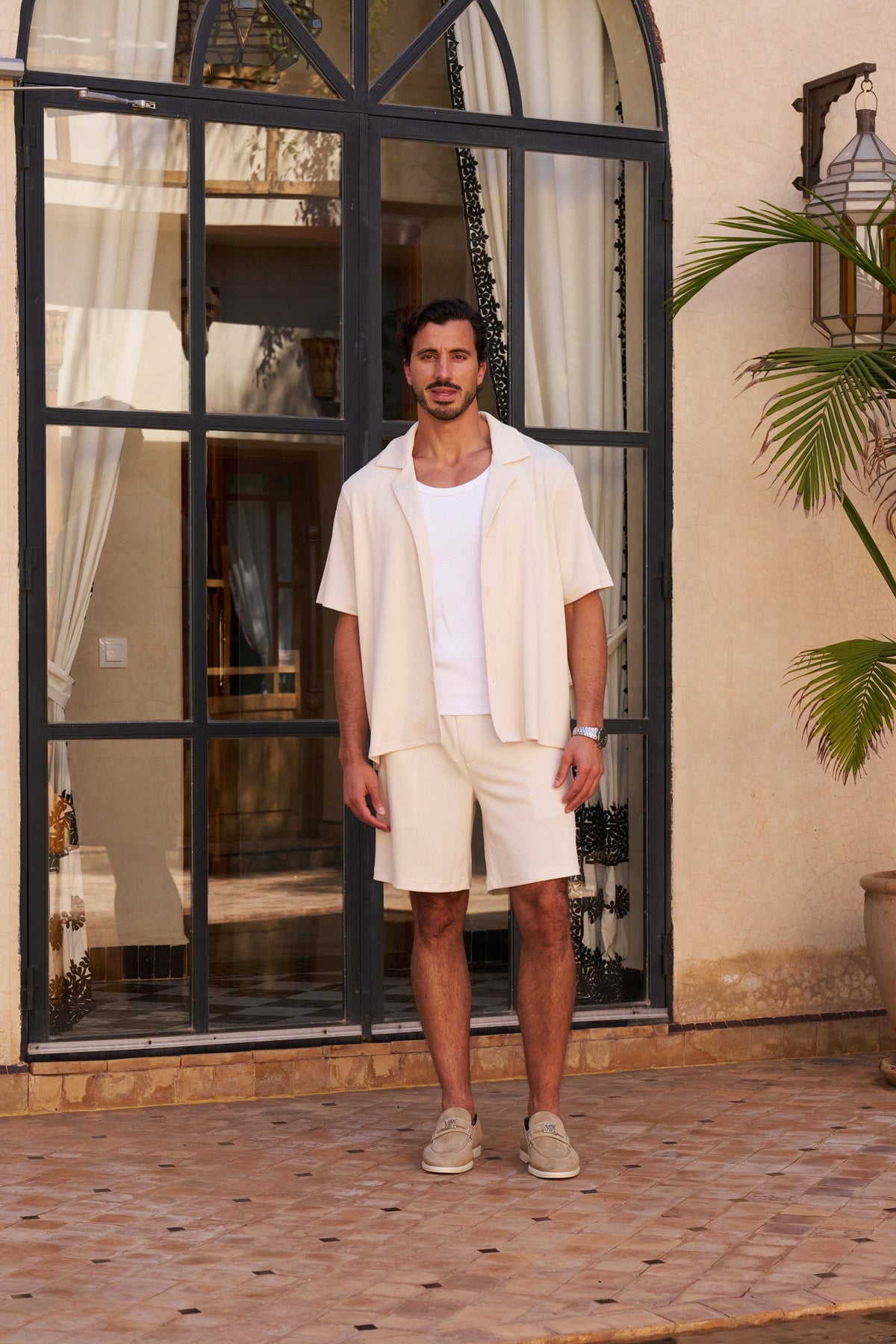 Galets Short Sleeve Shirt – Cream